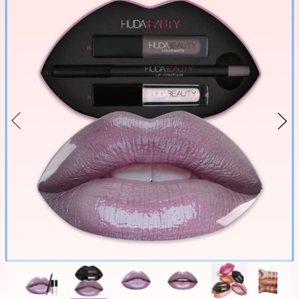 New Huda mini lipstick set